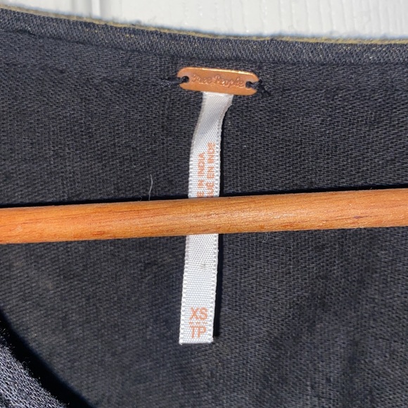 Black and gold Free People embroidery dress - Picture 2 of 5